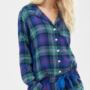 Abercrombie & Fitch plaid sleep shirt